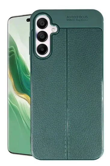 Newface Samsung Galaxy A15 4G Kılıf Auto Focus Kapak - Koyu Yeşil resmi