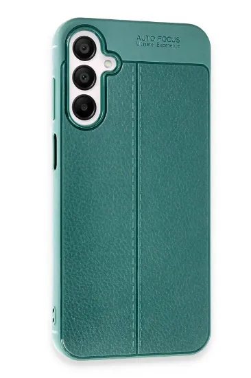 Newface Samsung Galaxy A55 5G Kılıf Auto Focus Kapak - Koyu Yeşil resmi