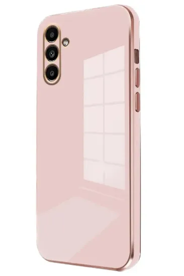 Newface Samsung Galaxy A25 5G Kılıf Volet Silikon - Pembe resmi
