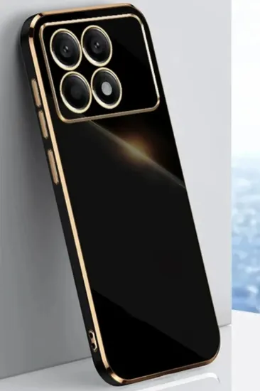 Newface Xiaomi Poco X6 Pro Kılıf Volet Silikon - Siyah resmi