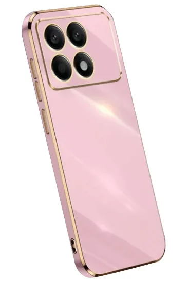 Newface Xiaomi Poco X6 Pro Kılıf Volet Silikon - Pembe resmi