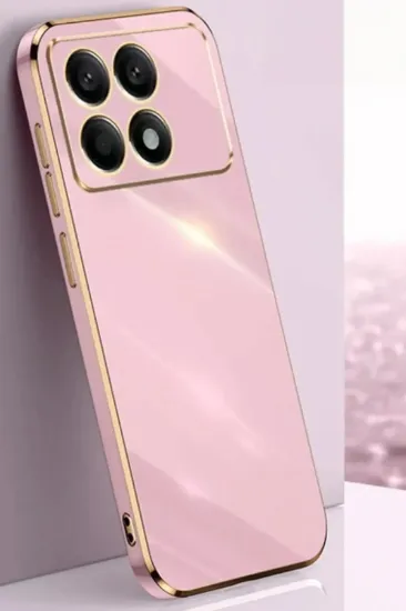 Newface Xiaomi Poco X6 Pro Kılıf Volet Silikon - Pembe resmi