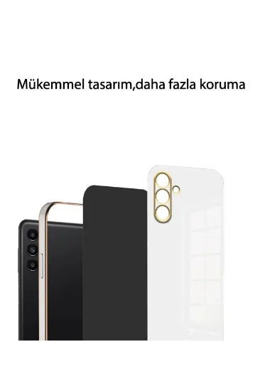 Newface Xiaomi Redmi 13 4G Kılıf Volet Silikon - Siyah resmi