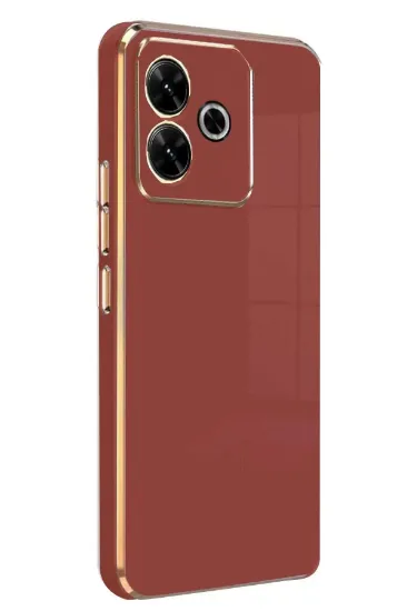 Newface Xiaomi Redmi 13 4G Kılıf Volet Silikon - Kırmızı resmi