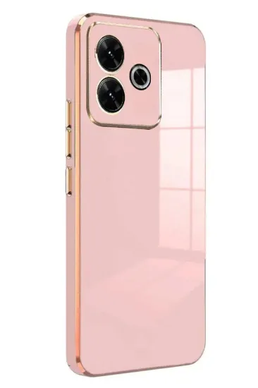 Newface Xiaomi Redmi 13 4G Kılıf Volet Silikon - Pembe resmi