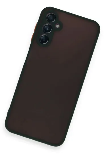 Newface Samsung Galaxy A15 4G Kılıf Montreal Silikon Kapak - Siyah resmi