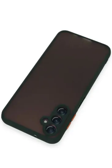 Newface Samsung Galaxy A25 5G Kılıf Montreal Silikon Kapak - Yeşil resmi