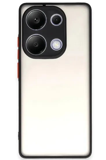 Newface Xiaomi Redmi Note 13 Pro 4G Kılıf Montreal Silikon Kapak - Siyah resmi