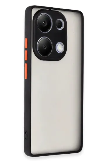 Newface Xiaomi Redmi Note 13 Pro 4G Kılıf Montreal Silikon Kapak - Siyah resmi