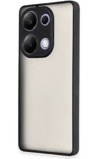 Newface Xiaomi Redmi Note 13 Pro 4G Kılıf Montreal Silikon Kapak - Siyah resmi