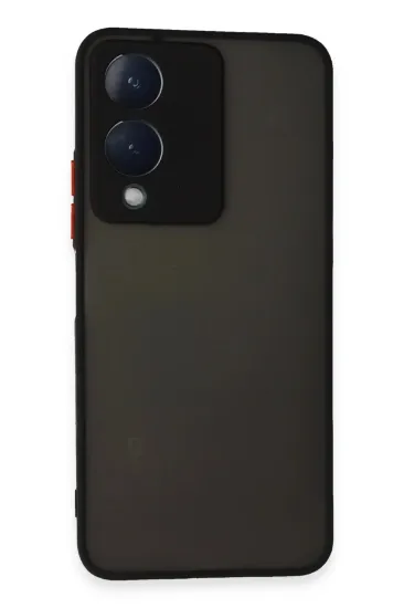 Newface Vivo Y17S Kılıf Montreal Silikon Kapak - Siyah resmi