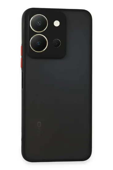 Newface Vivo Y36 Kılıf Montreal Silikon Kapak - Siyah resmi