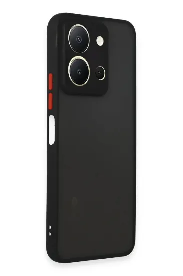 Newface Vivo Y36 Kılıf Montreal Silikon Kapak - Siyah resmi
