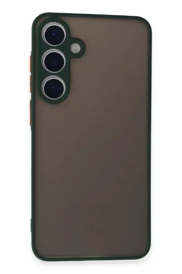 Newface Samsung Galaxy S24 Kılıf Montreal Silikon Kapak - Yeşil resmi