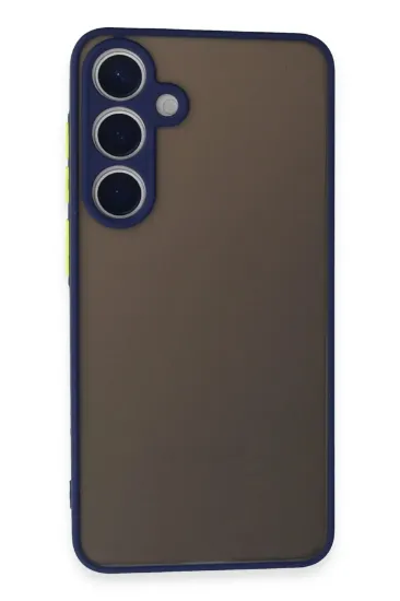 Newface Samsung Galaxy S24 Kılıf Montreal Silikon Kapak - Lacivert resmi