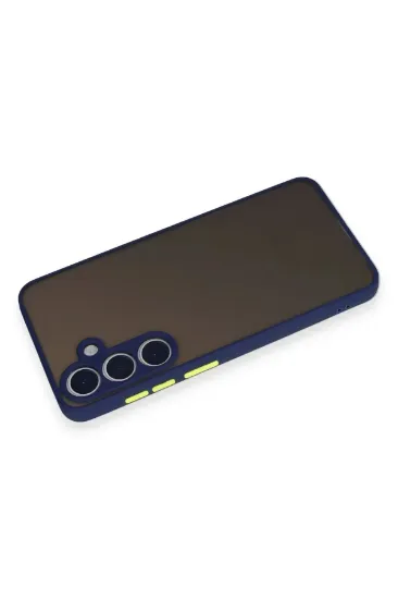 Newface Samsung Galaxy S24 Kılıf Montreal Silikon Kapak - Lacivert resmi