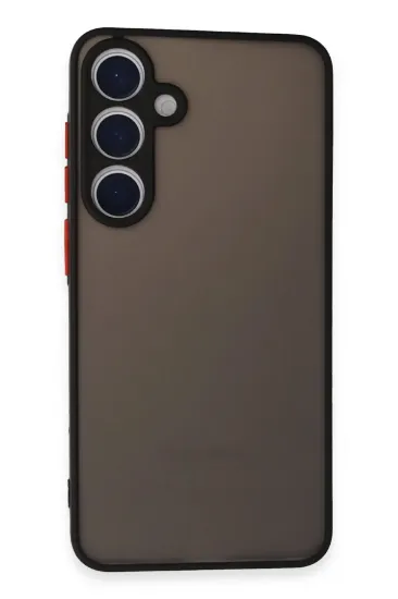 Newface Samsung Galaxy S24 Plus Kılıf Montreal Silikon Kapak - Siyah resmi