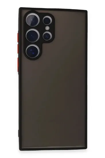 Newface Samsung Galaxy S24 Ultra Kılıf Montreal Silikon Kapak - Siyah resmi