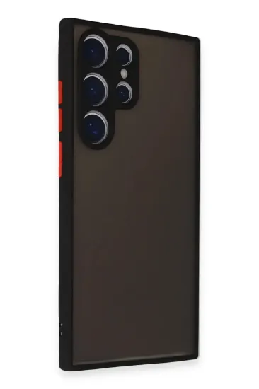 Newface Samsung Galaxy S24 Ultra Kılıf Montreal Silikon Kapak - Siyah resmi