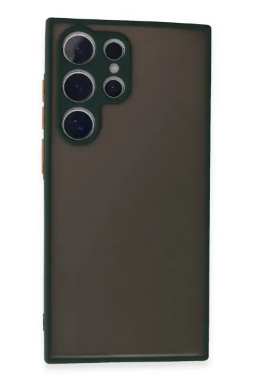 Newface Samsung Galaxy S24 Ultra Kılıf Montreal Silikon Kapak - Yeşil resmi