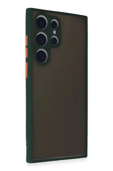 Newface Samsung Galaxy S24 Ultra Kılıf Montreal Silikon Kapak - Yeşil resmi