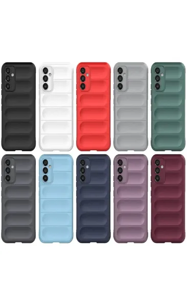 Newface Samsung Galaxy A15 4G Kılıf Optimum Silikon - Krem resmi