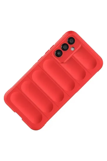 Newface Samsung Galaxy A25 5G Kılıf Optimum Silikon - Kırmızı resmi