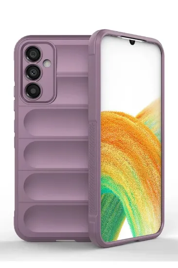 Newface Samsung Galaxy A25 5G Kılıf Optimum Silikon - Mor resmi