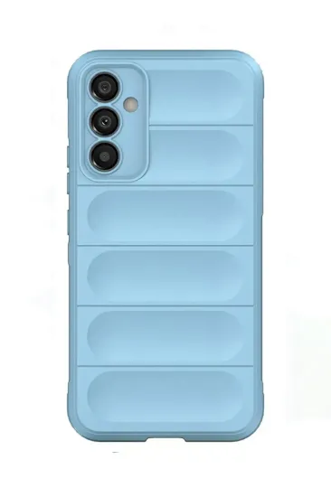 Newface Samsung Galaxy A25 5G Kılıf Optimum Silikon - Sky Blue resmi