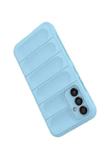 Newface Samsung Galaxy A25 5G Kılıf Optimum Silikon - Sky Blue resmi