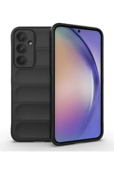 Newface Samsung Galaxy A35 5G Kılıf Optimum Silikon - Siyah resmi