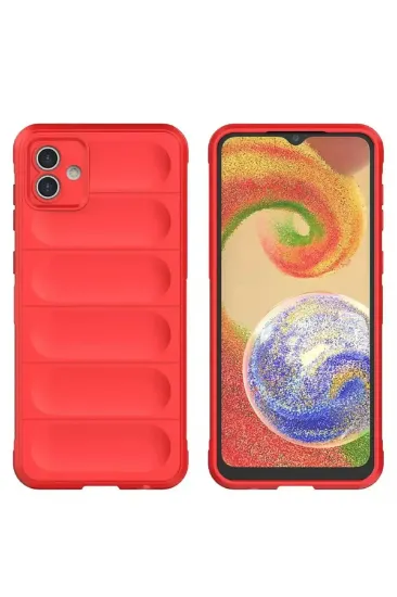 Newface Samsung Galaxy A05 Kılıf Optimum Silikon - Kırmızı resmi