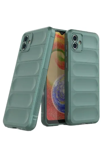 Newface Samsung Galaxy A05 Kılıf Optimum Silikon - Koyu Yeşil resmi