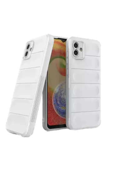 Newface Samsung Galaxy A05 Kılıf Optimum Silikon - Krem resmi