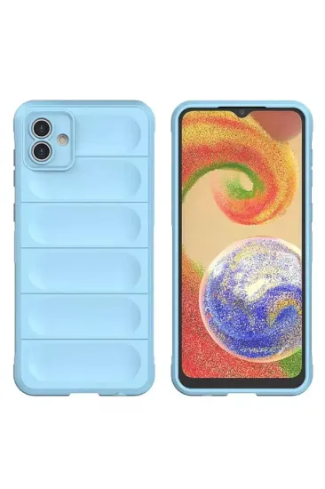 Newface Samsung Galaxy A05 Kılıf Optimum Silikon - Sky Blue resmi