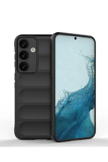 Newface Samsung Galaxy S24 Kılıf Optimum Silikon - Siyah resmi