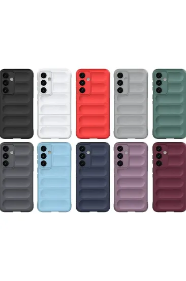 Newface Samsung Galaxy S24 Kılıf Optimum Silikon - Bordo resmi