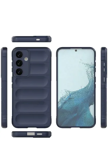 Newface Samsung Galaxy S24 Kılıf Optimum Silikon - Lacivert resmi
