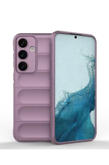 Newface Samsung Galaxy S24 Kılıf Optimum Silikon - Mor resmi