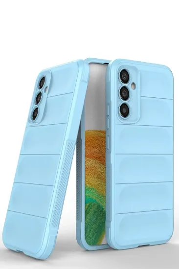 Newface Samsung Galaxy S23 FE Kılıf Optimum Silikon - Sky Blue resmi