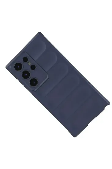 Newface Samsung Galaxy S24 Ultra Kılıf Optimum Silikon - Lacivert resmi