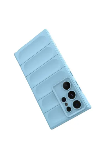 Newface Samsung Galaxy S24 Ultra Kılıf Optimum Silikon - Sky Blue resmi