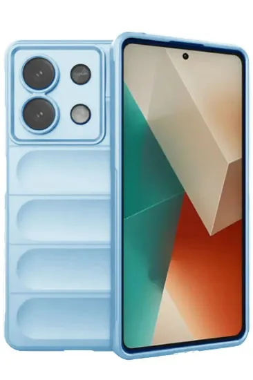 Newface Xiaomi Poco X6 Kılıf Optimum Silikon - Sky Blue resmi
