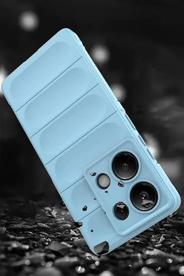 Newface Xiaomi Redmi Note 13 Pro 4G Kılıf Optimum Silikon - Sky Blue resmi