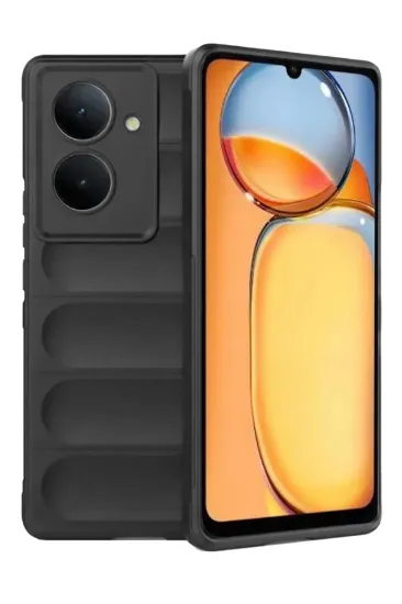 Newface Xiaomi Redmi 13C Kılıf Optimum Silikon - Siyah resmi