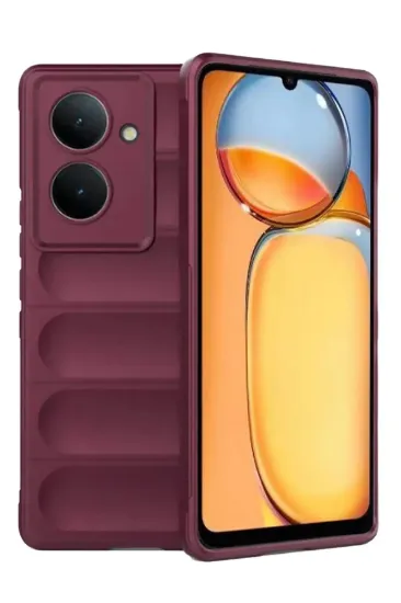 Newface Xiaomi Redmi 13C Kılıf Optimum Silikon - Bordo resmi