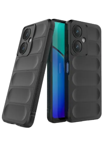 Newface Vivo Y27 Kılıf Optimum Silikon - Siyah resmi