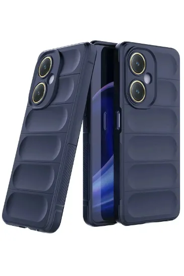Newface Vivo Y27 Kılıf Optimum Silikon - Lacivert resmi