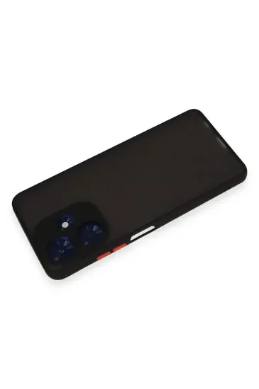 Newface İnfinix Hot 30 4G Kılıf Montreal Silikon Kapak - Siyah resmi