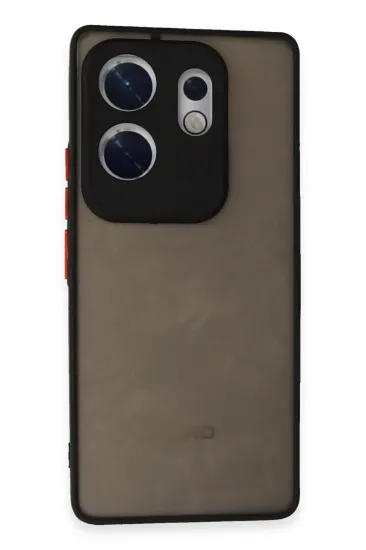 Newface İnfinix Zero 30 4G Kılıf Montreal Silikon Kapak - Siyah resmi